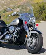 Kawasaki's 26.5-inch-wide shield can be easily lowered two inches, but, at 28.2 inches above the saddle, it is still too high for some riders, measuring. It takes a few minutes of your time with a hex key to strip the lower for better airflow. Kawasaki's 26.5-inch-wide shield can be easily lowered two inches, but, at 28.2 inches above the saddle, it is still too high for some riders, measuring. It takes a few minutes of your time with a hex key to strip the lower for better airflow.